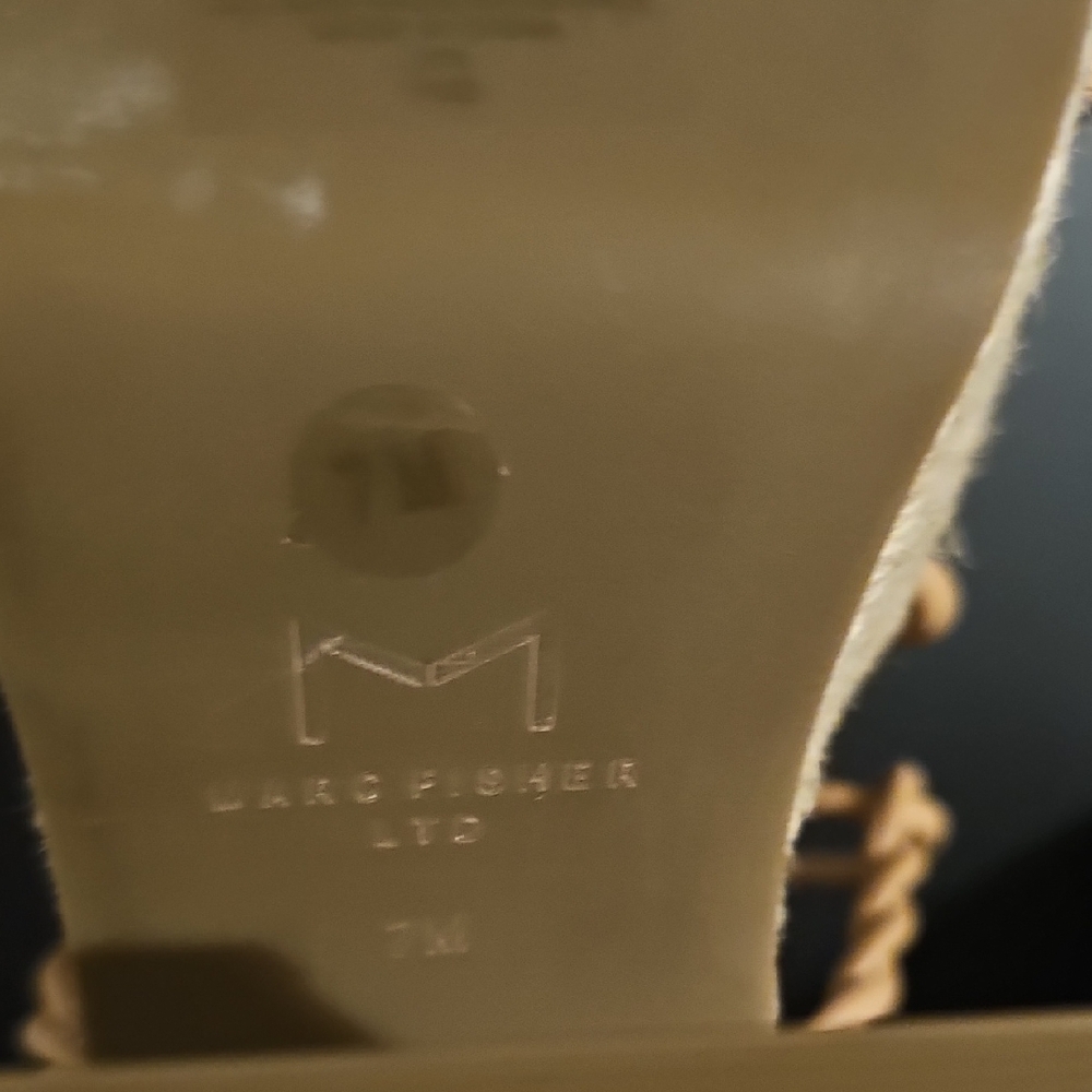 Marc Fisher Tan Espadrille Wedges - Picture 4 of 4